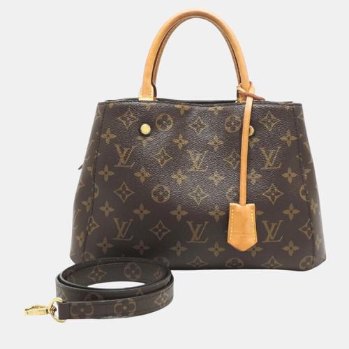 Louis Vuitton Monogram Ebene (Brown) Montaigne Bb Handbag - Louis Vuitton - Modalova