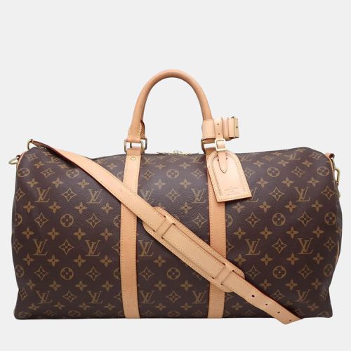 Louis Vuitton Brown Monogram Keepall Bandouliere 50 Boston Bag - Louis Vuitton - Modalova