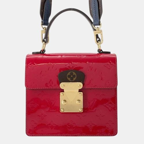 Louis Vuitton Red Monogram Vernis Spring Street Pm Handbag - Louis Vuitton - Modalova