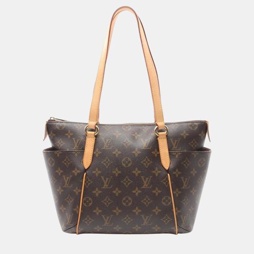 Louis Vuitton Coated Canvas Leather Brown Totally Pm Monogram Tote Bag - Louis Vuitton - Modalova