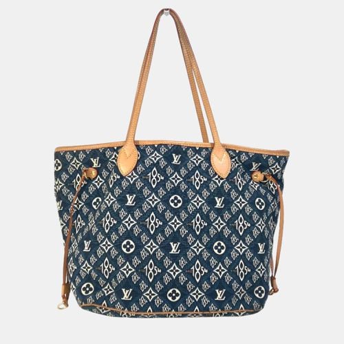 Louis Vuitton Navy Monogram Jacquard Tote Bag - Louis Vuitton - Modalova