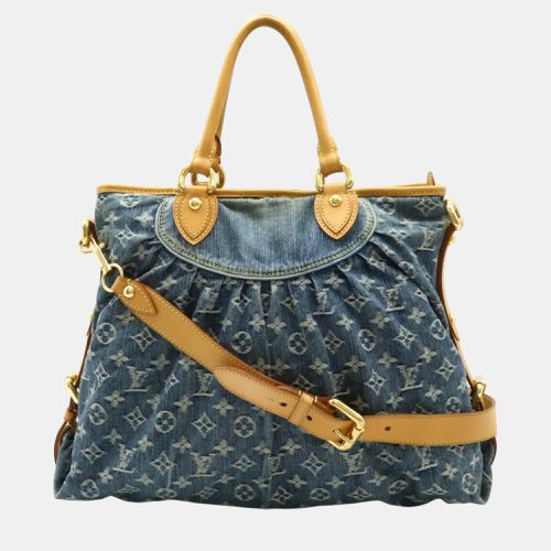 Louis Vuitton Blue Monogram Denim Neo Cavi Gm Tote Bag - Louis Vuitton - Modalova