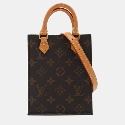 Louis Vuitton Brown Monogram Pvc Coated Canvas Petit Sac Plat bag - Louis Vuitton - Modalova