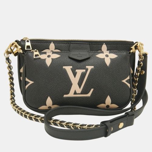 Louis Vuitton Black Cream Bicolor Monogram Empreinte Multi Pochette Shoulder Bag - Louis Vuitton - Modalova