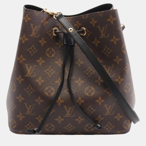 Coated Canvas Leather Monogram Black NeoNoe Monogram Shoulder Bag - Louis Vuitton - Modalova