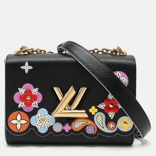 Louis Vuitton Black Epi Leather Blooming Flowers Twist MM Bag - Louis Vuitton - Modalova