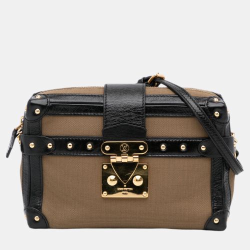 Louis Vuitton Black/Brown Petite Malle Soft MM - Louis Vuitton - Modalova