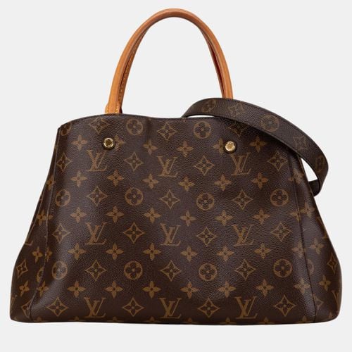 Louis Vuitton Brown Monogram Montaigne MM - Louis Vuitton - Modalova