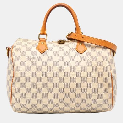 Louis Vuitton White/Blue Damier Azur Speedy Bandouliere 30 - Louis Vuitton - Modalova