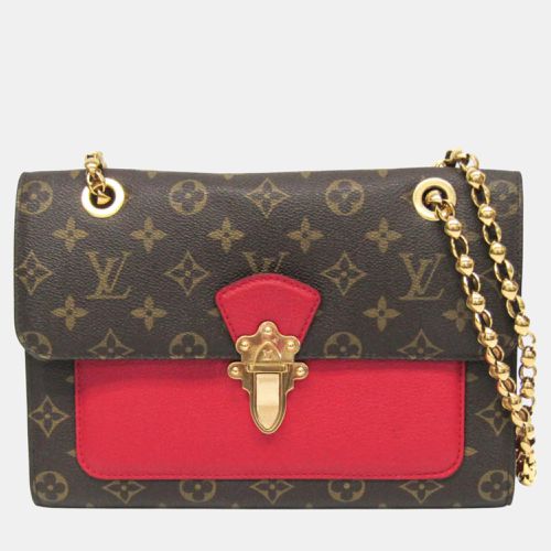 Louis Vuitton Brown Red Monogram Victor Shoulder Bag - Louis Vuitton - Modalova