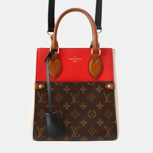 Louis Vuitton Cerise/Creme/Noir Monogram Calf Leather Fold tote bag PM - Louis Vuitton - Modalova