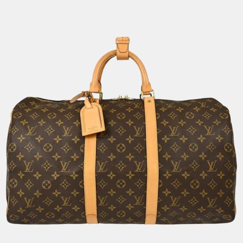 Louis Vuitton Monogram Keepall 50 Duffle Travel Handbag - Louis Vuitton - Modalova