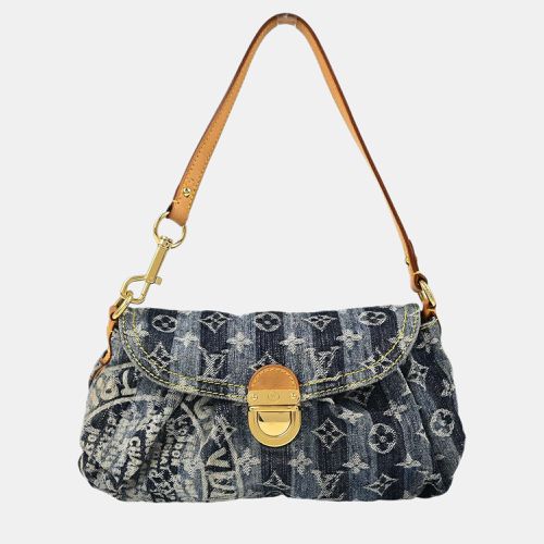 Louis Vuitton Blue Monogram Denim Mini Pleaty Raye Handbag - Louis Vuitton - Modalova