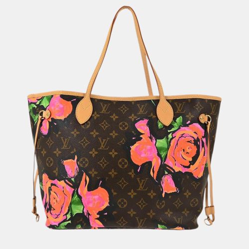 Louis Vuitton Monogram Rose Neverfull MM Shoulder Tote Bag - Louis Vuitton - Modalova