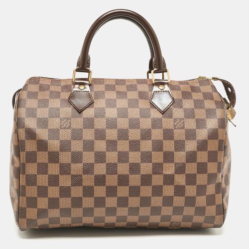 Damier Ebene Canvas Speedy 30 Bag - Louis Vuitton - Modalova