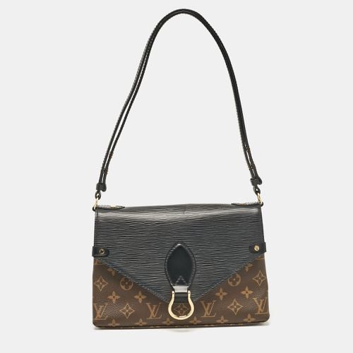 Louis Vuitton Black Epi Leather and Monogram Canvas Saint Michel Bag - Louis Vuitton - Modalova