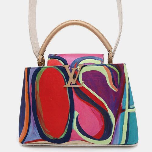 Louis Vuitton Multicolor Linen Canvas Capucines bag - Louis Vuitton - Modalova