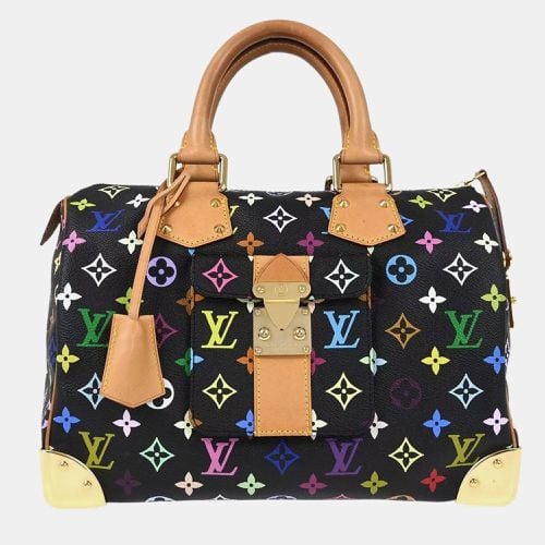 Louis Vuitton Black Monogram Multicolor Speedy 30 Handbag - Louis Vuitton - Modalova