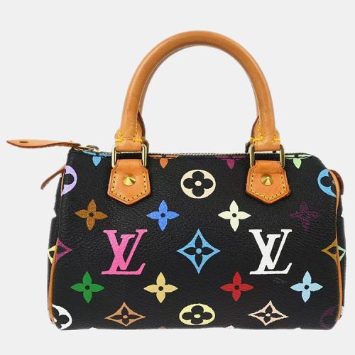 Louis Vuitton Black Multicolor Mini Speedy Handbag - Louis Vuitton - Modalova