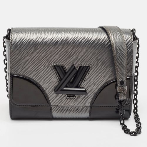 Anthracite Nacre/Black Epi Leather Twist MM Bag - Louis Vuitton - Modalova