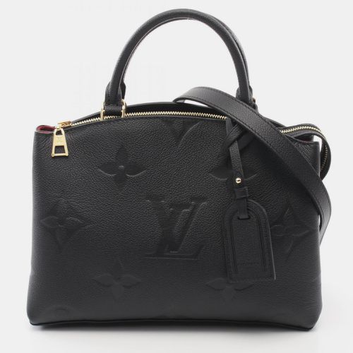 Louis Vuitton Leather Monogram Empreinte Black Petit Palais PM Handbag - Louis Vuitton - Modalova