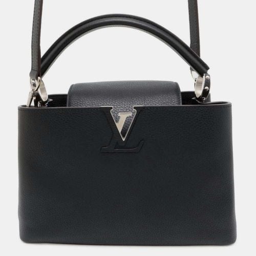 Louis Vuitton Black Taurillon Leather Capucines PM Shoulder Bag - Louis Vuitton - Modalova