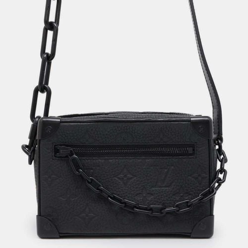 Louis Vuitton Black Monogram Taurillon Leather Soft Trunk Shoulder Bag - Louis Vuitton - Modalova