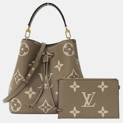 Tourterelle Creme Greige Bicolor Monogram Empreinte Neo Noe MM Handbag - Louis Vuitton - Modalova