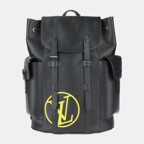 Louis Vuitton Epi Leather Black Yellow Christopher PM Backpack - Louis Vuitton - Modalova