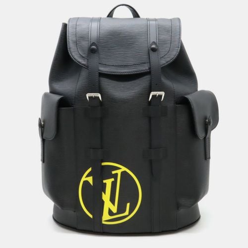 Louis Vuitton Leather Noir Black Epi Christopher PM Backpack - Louis Vuitton - Modalova