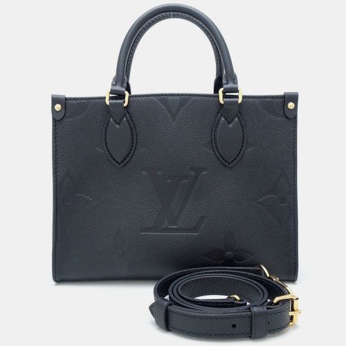 Louis Vuitton Noir Monogram Empreinte On the Go PM Bag - Louis Vuitton - Modalova