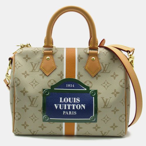 Louis Vuitton Canvas Monopanam Beige Speedy Bandouliere 25 Shoulder Bag - Louis Vuitton - Modalova