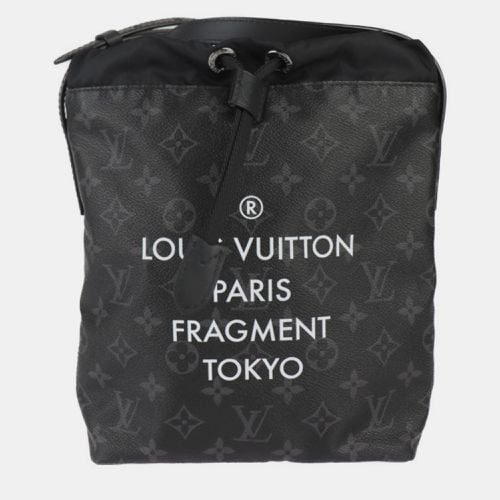 Louis Vuitton Monogram Eclipse Leather Black Grey Nano Shoulder Pochette bag - Louis Vuitton - Modalova