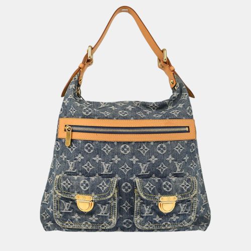 Louis Vuitton Blue Monogram Denim Baggy GM Shoulder Bag - Louis Vuitton - Modalova