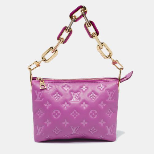 Louis Vuitton Orchid Monogram Embossed Puffy Leather Coussin BB Bag - Louis Vuitton - Modalova