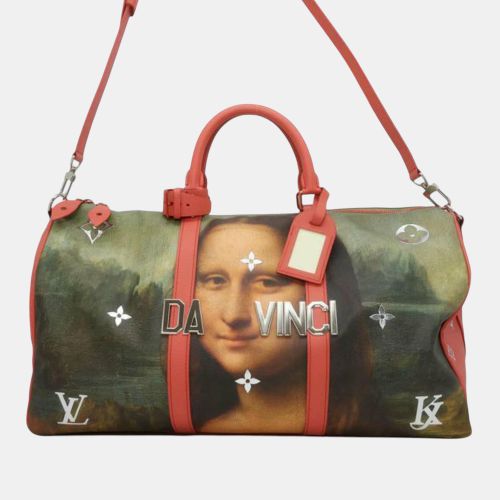 Jeff Koons Masters Collection Da Vinci Keepall Bandouliere 50 - Louis Vuitton - Modalova