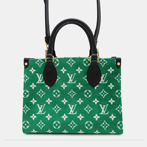 Louis Vuitton Green Monogram Jacquard Velvet Onthego bag Size Pm - Louis Vuitton - Modalova