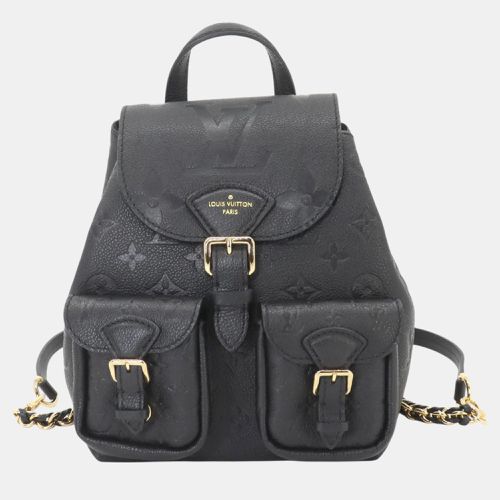 Louis Vuitton Leather Noir Monogram Empreinte Backup Backpack - Louis Vuitton - Modalova