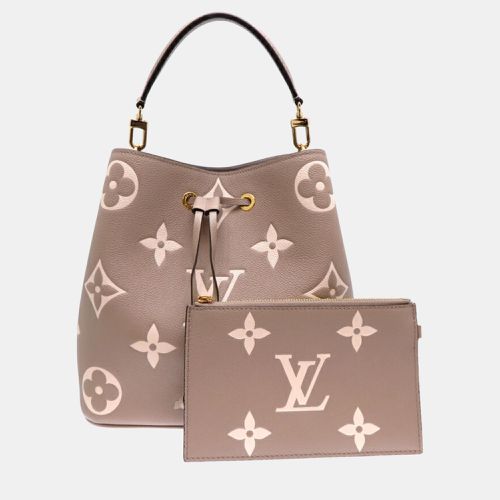 Bicolor Monogram Empreinte Tourterelle Creme Neonoe Tote Bag - Louis Vuitton - Modalova