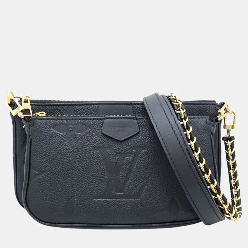 Noir Monogram Empreinte Multi Pochette Accessoires Shoulder Bag - Louis Vuitton - Modalova