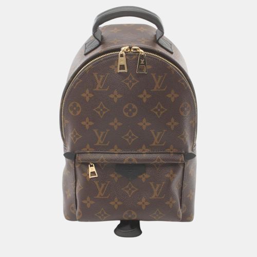 Louis Vuitton Brown Black Coated Canvas Leather Palm Springs Pm Monogram Backpack Bag - Louis Vuitton - Modalova