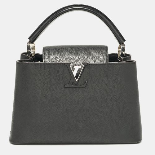 Louis Vuitton Black Leather Capucines MM Bag - Louis Vuitton - Modalova