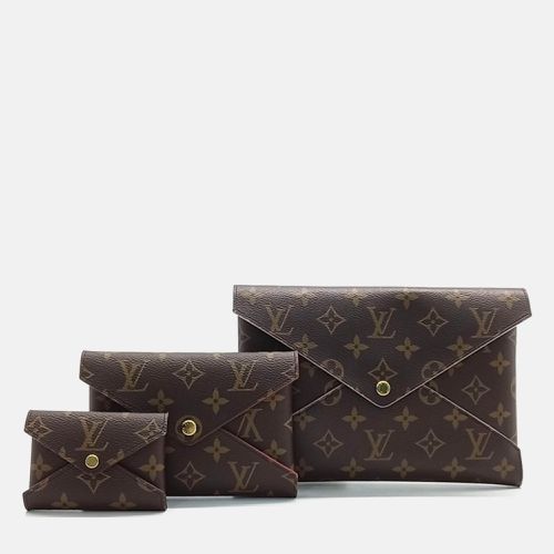 Louis Vuitton Brown Canvas Louis Vuitton Pochette Kirigami Clutch - Louis Vuitton - Modalova