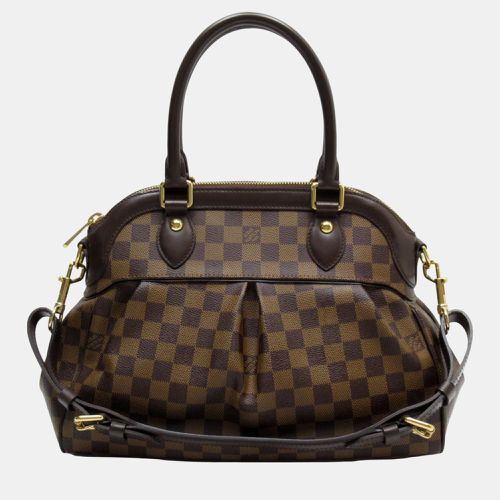 Louis Vuitton Canvas Brown Gold Damier Trevi PM Handbag - Louis Vuitton - Modalova