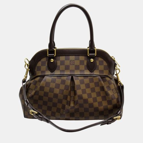 Louis Vuitton Canvas Brown Gold Damier Trevi PM Handbag - Louis Vuitton - Modalova