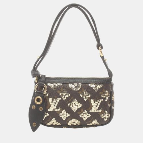 Coated Canvas Leather Pochette Monogram Eclipse Handbag - Louis Vuitton - Modalova