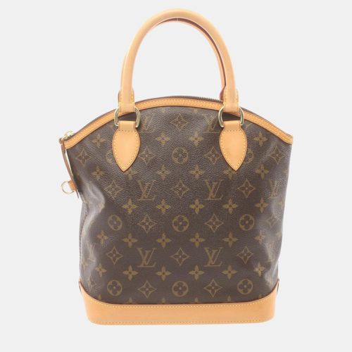 Louis Vuitton Coated Canvas Leather Monogram Brown Lockit Handbag - Louis Vuitton - Modalova