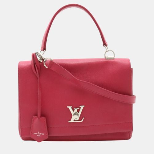 Louis Vuitton Soft Calf Leather Dahlia Pink Lockme Cartable Handbag - Louis Vuitton - Modalova