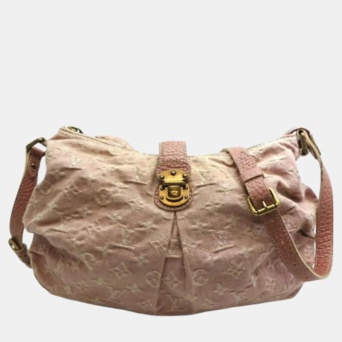 Louis Vuitton Monogram Denim Pink Slightly Shoulder Bag - Louis Vuitton - Modalova