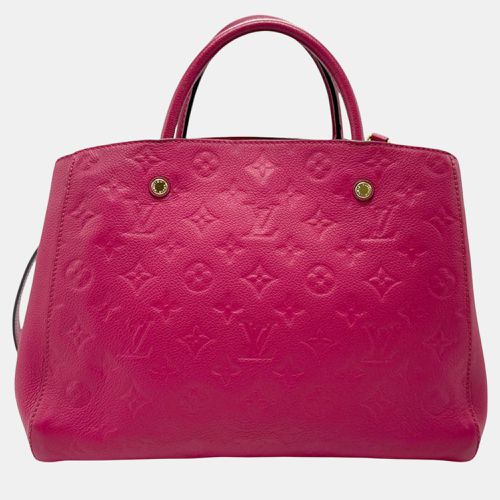 Red Monogram Empreinte Montaigne MM Handbag - Louis Vuitton - Modalova